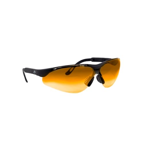 Impact-Resistant Sports Shooting Glasses - Amber, Adjustable Fit