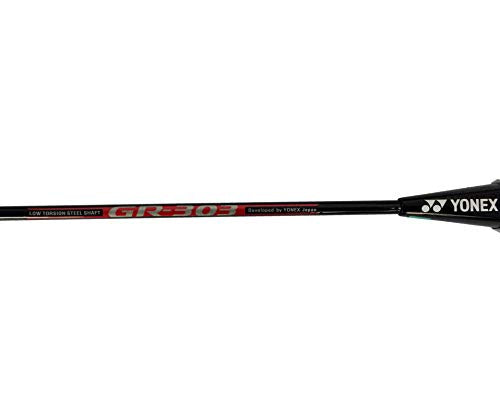Badminton Racquet Set of 2 with Full Cover - Black