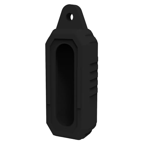 Silicone Case for Go-Tcha with Keychain Carabiner - Black