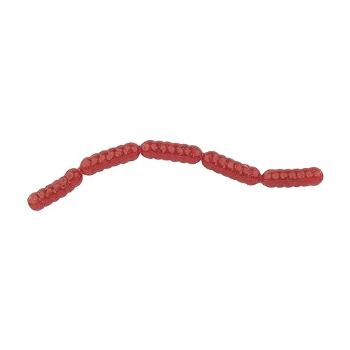PowerBait Power Wigglers Soft Plastic Fishing Bait - Red Wiggler