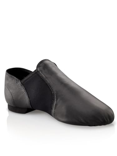 Capezio Women's E-Series Jazz Slip-On Shoes - Black, Size 3