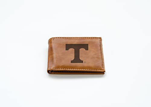 NCAA Laser Engraved Billfold Wallet - Tennessee Volunteers - Slim Design