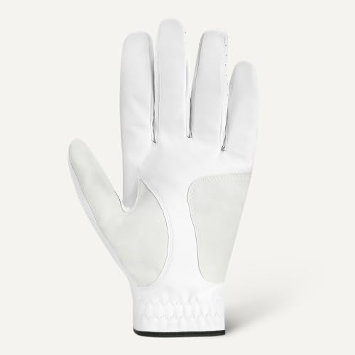 All-Weather Golf Gloves for Men - Left Hand, Medium Size - 1-Pack