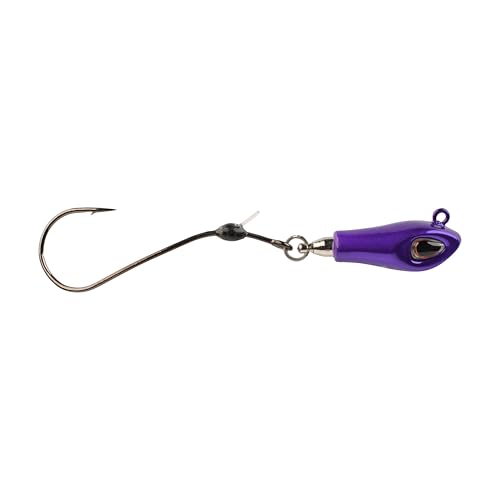 Fishing Jig with Slow-Turn Crawler Presentation - SKOL, 1/2 oz, 1/0 Hook Size