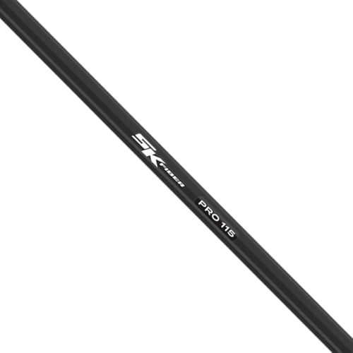 SK Fiber Pro 115 Satin Black Graphite Wedge & Putter Shafts .370 Parallel Tip