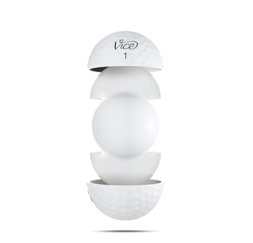 Vice Pro Golf Balls - White - 3 Piece Urethane Cover