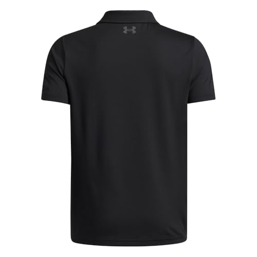 Boys' Matchplay Golf Polo - Large Black Castlerock