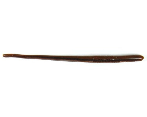 4.5 Inch Straight Tail Worm - Oxblood/Red Flake