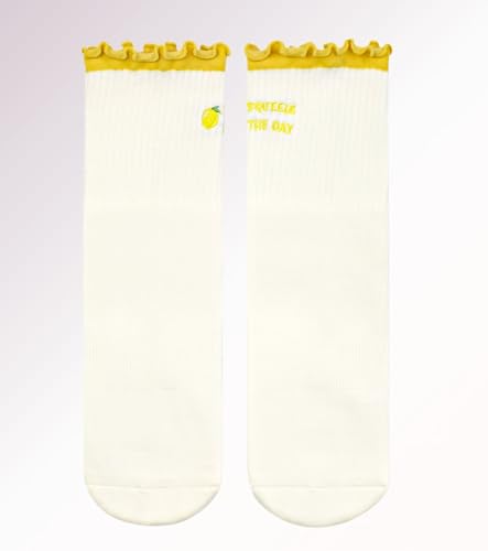 Grip Socks for Yoga, Pilates & Home Workouts - Lemon