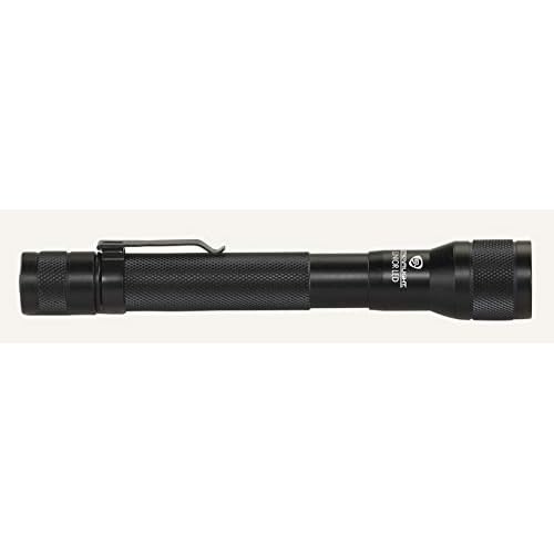 Streamlight 71500 Jr. 225-Lumen 2700-Candela Compact LED Flashlight with Pocket Clip & Holster, Black