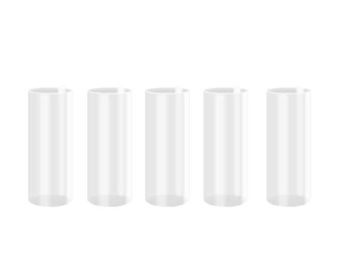 18650 Battery Protective Sleeve Tube - 5-Pack for LED Flashlights
