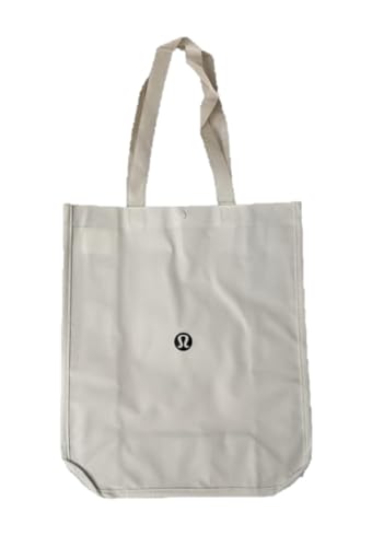 Lululemon White Tote Bag – Versatile Gym, Lunch & On-the-Go Carrier