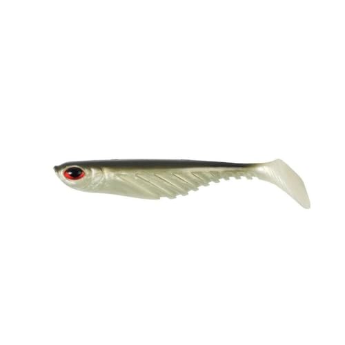 PowerBait Ripple Shad Soft Bait - Fire Perch, 4" (5 Count)