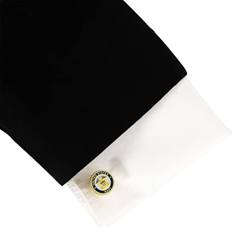 Navy Logo Cufflinks - Official US Navy Patriotic Gift