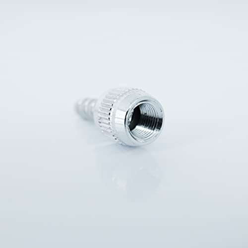 Schrader Hose Barb Adapter - 1/4" ID for Floor Pumps & Inflators