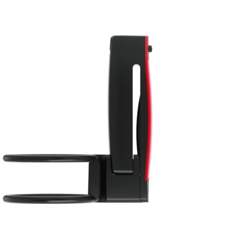 Knog Plus Bike Rear Light Black - USB Rechargeable Waterproof LED Tail Light for Cycling