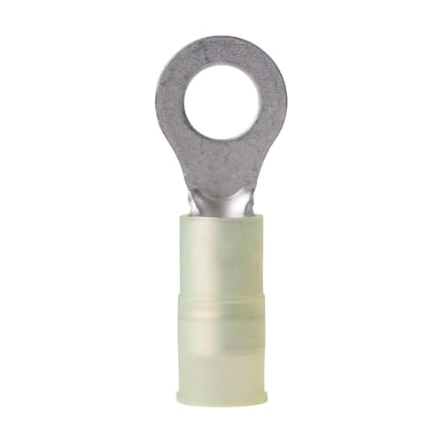 Ancor Marine Grade Nylon Ring Terminals 4-Pack 1/4'' Screw, 12-10 Gauge