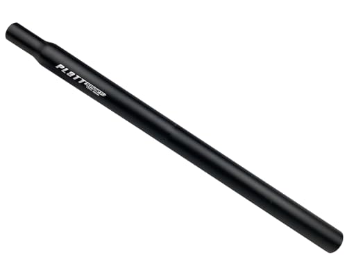 PLATT Aluminum Alloy Bike Seatpost 27.2mm x 450mm Black Replacement for BMX & Mountain Bikes