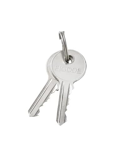 FIGODE® Marine Grade Weatherproof Padlock with Stainless Steel Shackle and Chrome Plated Solid Brass Body, Outdoor Padlock Rustproof, All Locks with Same Key Code#42424, 2.3 in.Long Shackle, 12 Pack