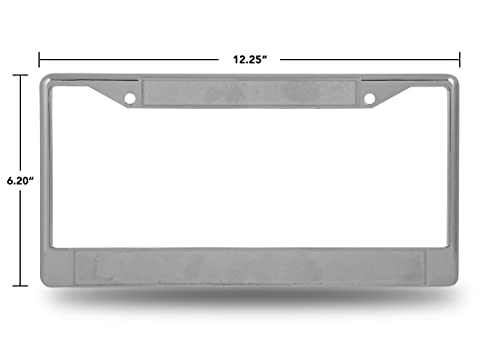 Sacramento Kings Chrome License Plate Frame - 12 x 6 Inch Auto Accessory
