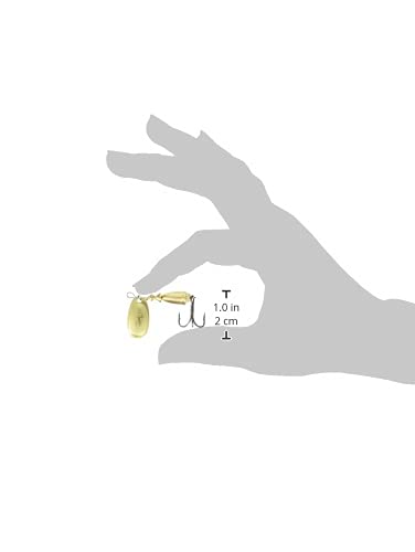 Classic Vibrax Fishing Lure - Gold Plated 1/8 oz Spinner