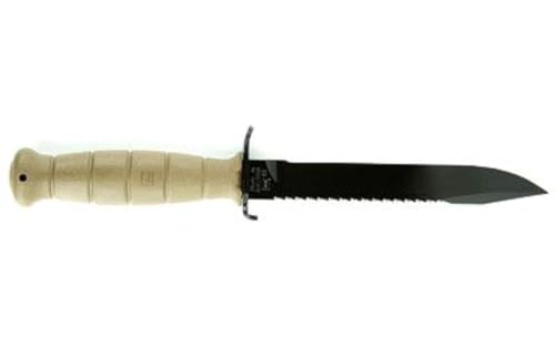 GLOCK Fixed Field Knife with Saw - 6.5" Blade, 11.4" Overall, FDE