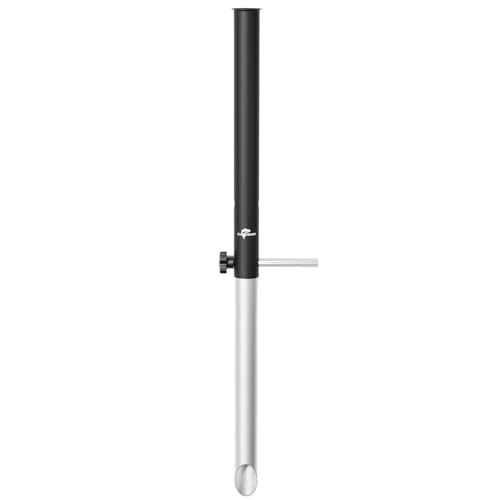 Casvexo 1/2 Pack Aluminum Sand Spikes for Surf Fishing Rod Holder, Telescopic & Portable, Adjustable with Storage Bag