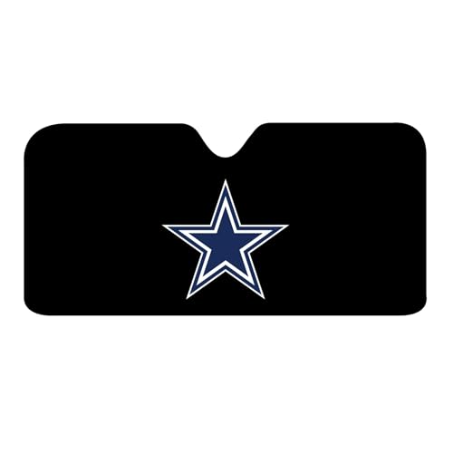 Dallas Cowboys Auto Shade - Universal Fit, UV Protection, 59" x 29.5"