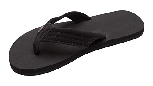 Kids' Rainbow Sandals Grombow's Soft Top Rubber Sandals - Black / 4-5 Little Kid