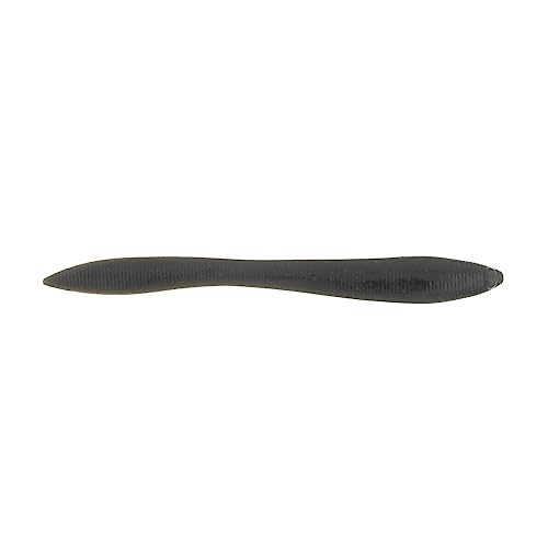 Gulp! Alive! Black Leech Fishing Soft Bait - 1in Jar