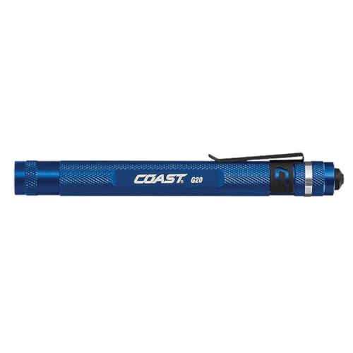 COAST G20 Inspection LED Penlight with Adjustable Clip, 54 Lumens, Water-Resistant