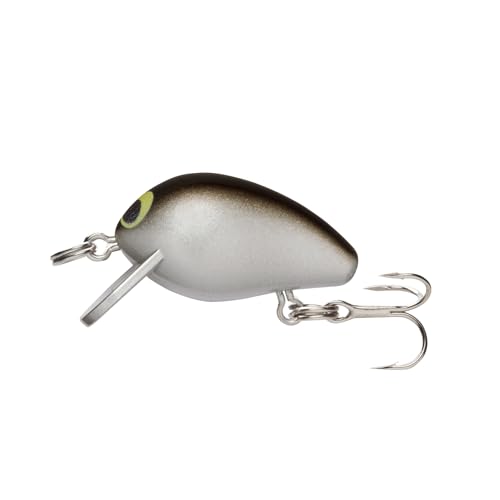 Sinking Lure for Freshwater Panfish - Silver Black, 1 Inch