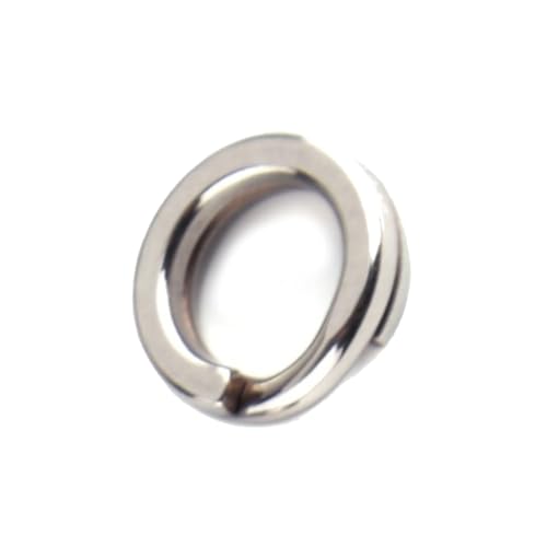 Stainless Steel Split Rings #3 - 18-Pack for Fishing