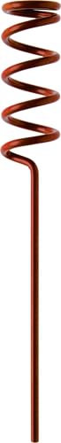 Spiral Fishing Rod Holder - Powder-Coated Steel - Red