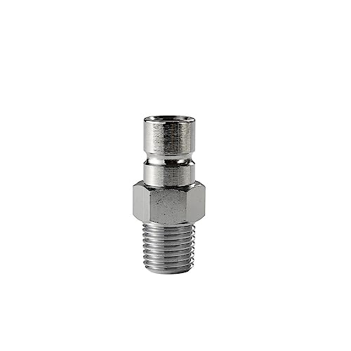1/4-Inch Male Fuel Tank Fitting for Honda Engines - Chrome-Plated Brass
