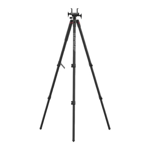 DeathGrip Tripod Shooting Rest - 7"-59", Lightweight, Black Aluminum