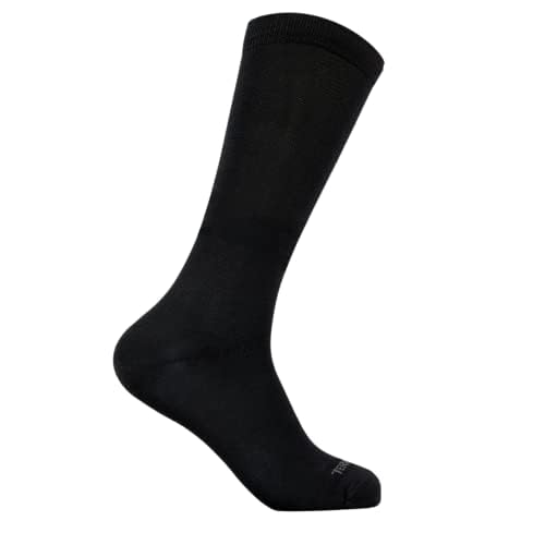 Terramar Thermasilk Sock Liner Black Medium - Thermal, Moisture-Wicking Socks