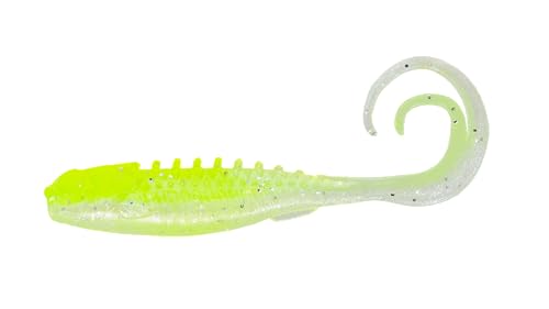 Pan-Candy Grub - Chartreuse Shad | 1.75" Fishing Lure