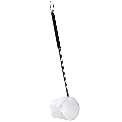 Small Fish Tank Shrimp Net with Extendable Handle - 2 Inch Round