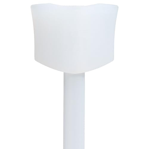 Stay Smooth Silicone Straw Topper 2-Pack - Milky White