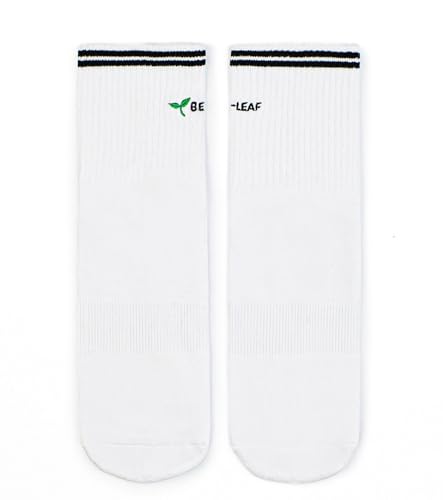 Non-Slip Pilates Grip Socks for Yoga, Barre, and Reformer - Leaf
