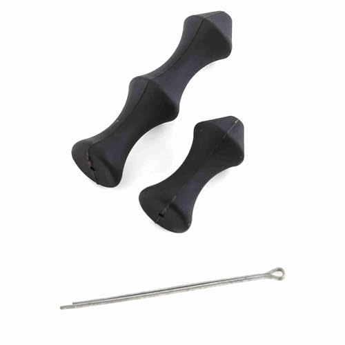 Soft Silicone Archery Bowstring Finger Rollers - 2 Pcs