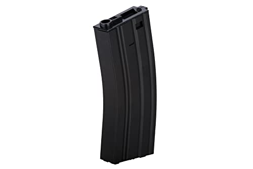 High Capacity 300 Round Airsoft Magazine - Metal Shell - Black