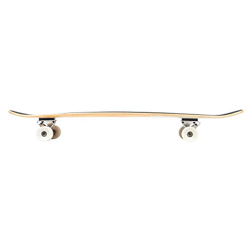 44in Bamboo & Maple Longboard Skateboard - Mojave Stripes Cruiser