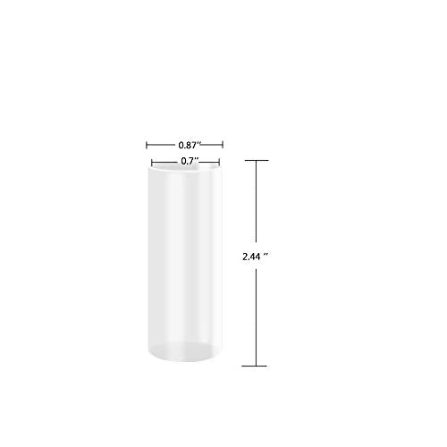 18650 Battery Protective Sleeve Tube - 5-Pack for LED Flashlights