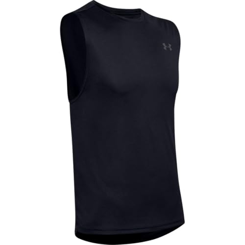 Under Armour Men's Velocity Muscle Tank Top - Large Black / Pitch Gray