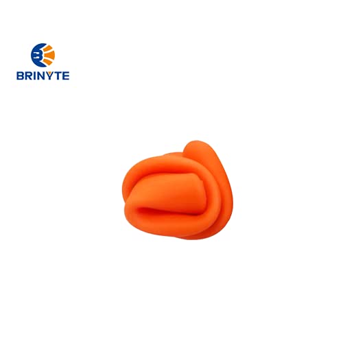 7-Inch Silicone Traffic Wand for 40-45mm Flashlight - Orange