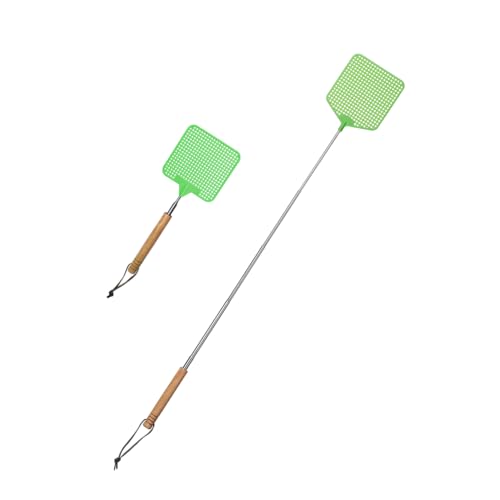 Telescopic Fly Swatter for Camping - 11 to 18 Inch Reach, One Size