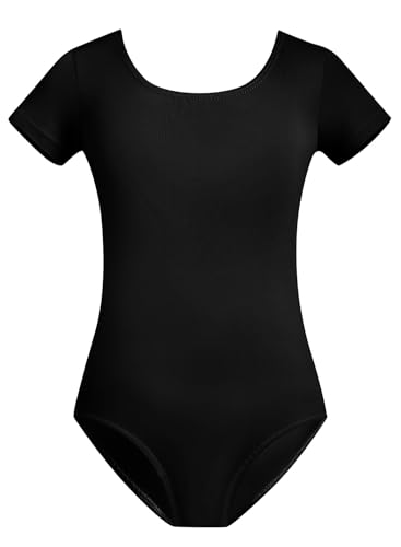 Gymnastics Leotards for Girls Black Ballet Dance Outfits Toddler Kids