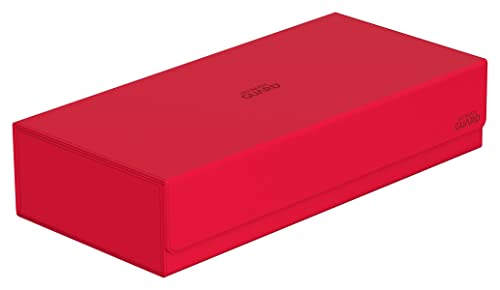 Ultimate Guard Superhive 550+ Deck Case Red for Double-Sleeved Cards, Magnetic Closure